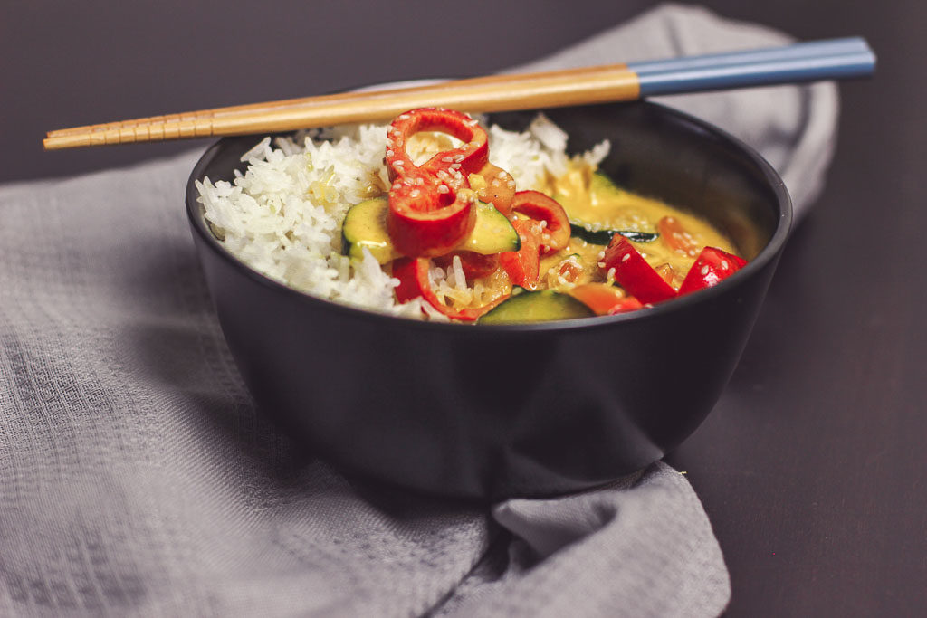 Kokos Thai Curry aus dem Wok Teil 2