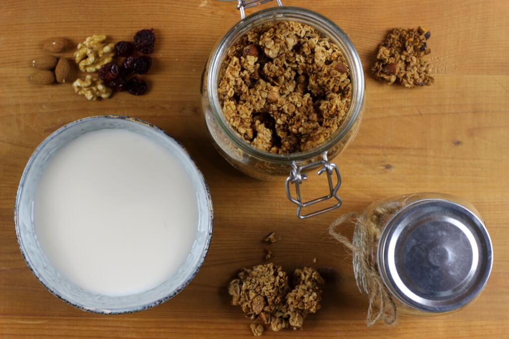 Schnelles veganes Granola