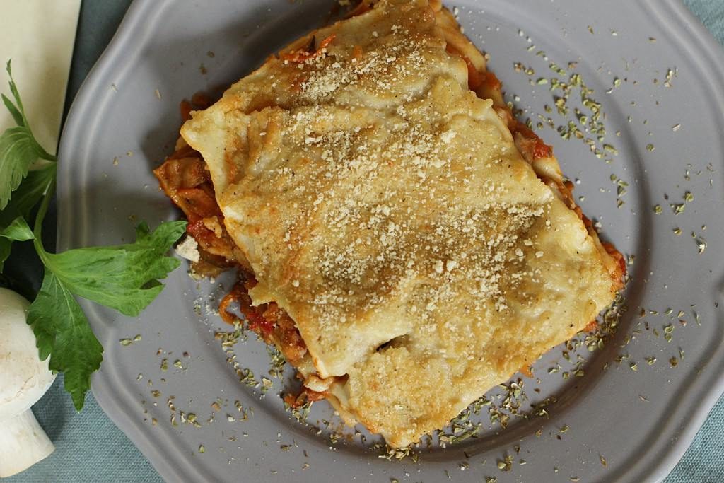 Lasagne mit Sojahack