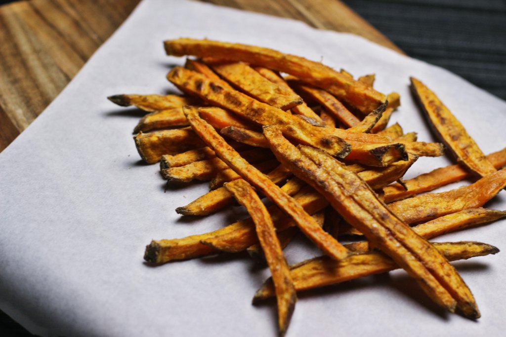 Süßkartoffel Pommes selber machen