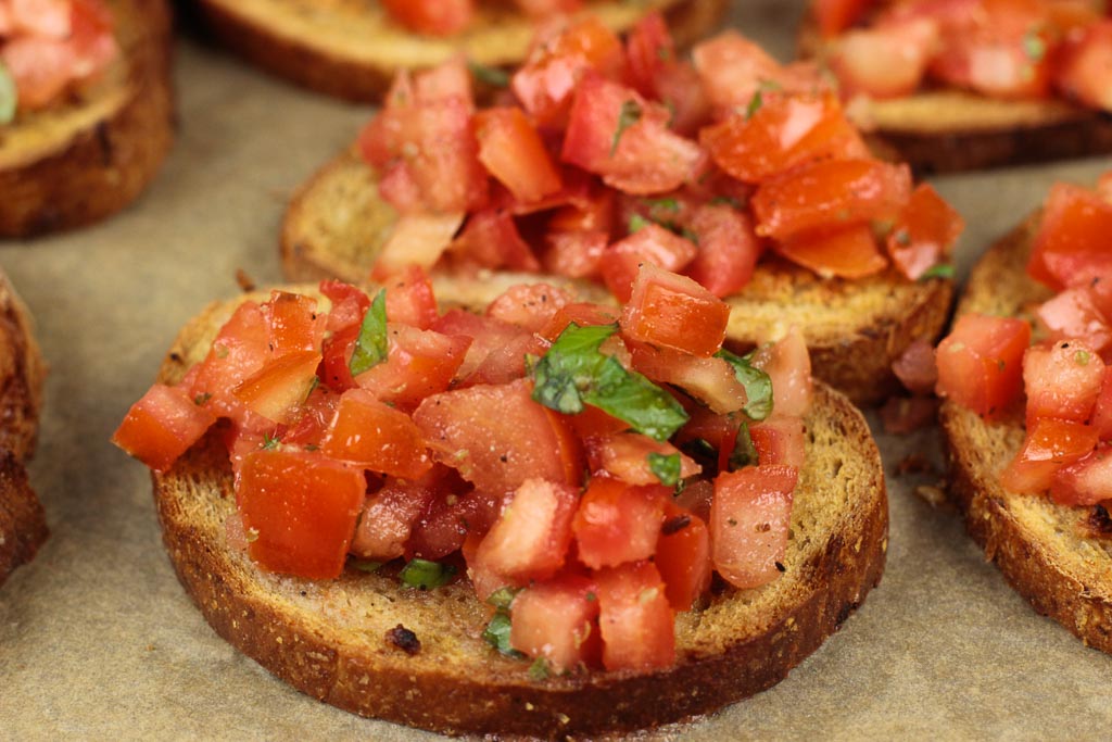 Bruschetta italienische Antipasti