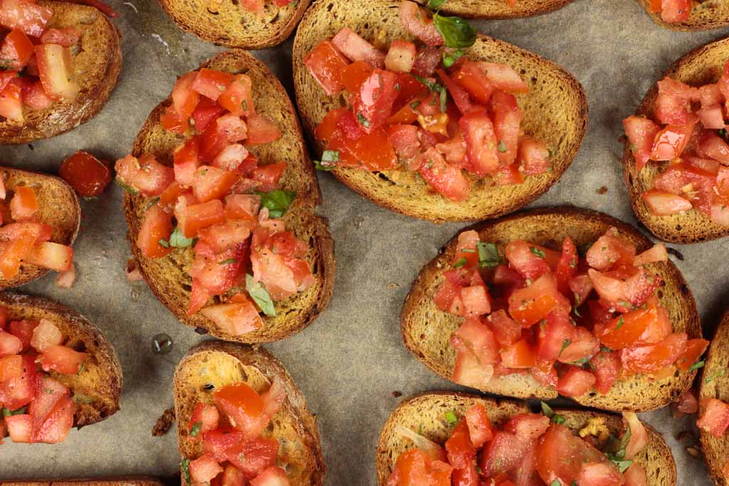 Bruschetta italienische Antipasti