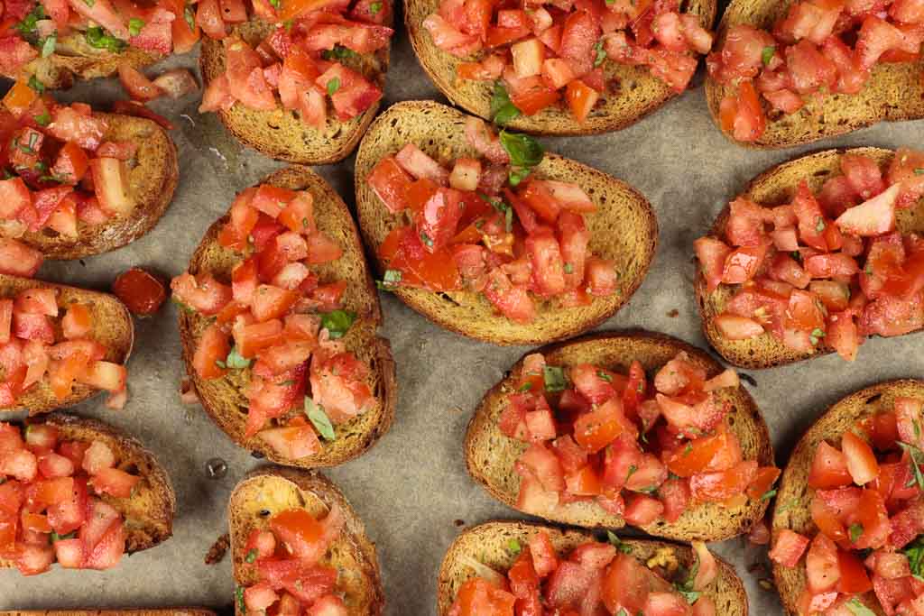 Bruschetta italienische Antipasti